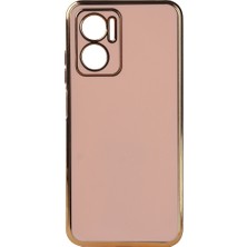 Zore Xiaomi Redmi Note 11E Kılıf Usgn Bark Kapak-Rose Gold