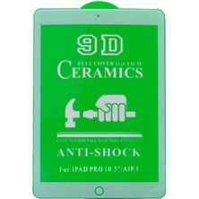 Zore iPad Pro 10.5 (7.nesil) Uyumlu Usgn Tablet Seramik Ekran Koruyucu-Beyaz