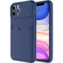 Zore iPhone 11 Pro Uyumlu ​usgn Kartix Kapak-Lacivert