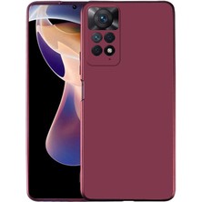 Zore Xiaomi Redmi Note 11 Pro 5g Kılıf Usgn Premier Silikon Kapak-Mürdüm