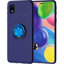 Zore Galaxy A01 Core Kılıf Usgn Ravel Silikon Kapak-Mavi