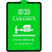 Zore iPad Pro 12.9 2022 M2 Uyumlu Usgn Tablet Seramik Ekran Koruyucu-Siyah