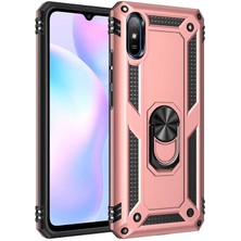 Zore Xiaomi Redmi 9A Kılıf Usgn Vega Kapak-Rose Gold