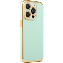 Zore Apple iPhone 14 Pro Max Kılıf Usgn Bark Kapak-Açık Yeşil