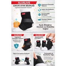 Aluslive Çocuk Ligament Destekli Ayak Bilekliği Sağ ve Sol Kullanılabilir Standart Beden