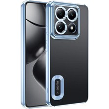 Zore 14T Pro Kılıf Kamera Korumalı Logo Gösteren Usgn Omega Kapak - Sierra Mavi