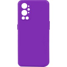 Zore One Plus 9 Pro Kılıf Usgn Biye Silikon-Mor