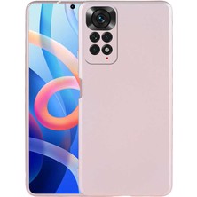 Zore Xiaomi Redmi Note 11S Global Kılıf Usgn Premier Silikon Kapak-Rose Gold
