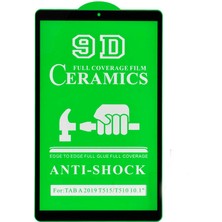 Zore Galaxy Tab A 10.1 (2019) T510 Uyumlu Usgn Tablet Seramik Ekran Koruyucu-Siyah