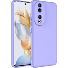 Zore Huawei Honor 90 Kılıf Usgn Mara Laaakan Kapak-Lila