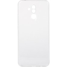 Zore Huawei Mate 20 Lite Kılıf Usgn Kamera Korumalı Süper Silikon Kapak-Renksiz