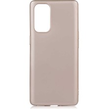 Zore Oppo Reno 5 Pro 5g Kılıf Usgn Premier Silikon Kapak-Gold