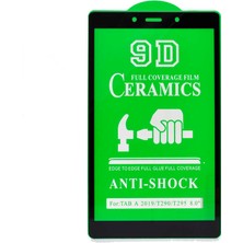 Zore Galaxy Tab A 8.0 (2019) T290 Uyumlu Usgn Tablet Seramik Ekran Koruyucu-Siyah
