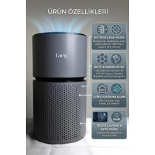 Farg Myair FG-1016 4 Sistemli Hava Temizleyici H13 Hepa Filtre 32M2 Alan Için Ideal Model: FG-1016