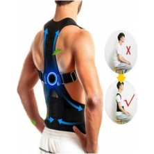 TUMKE Medikal Sırt Korsesi Omuz Dikleştirme Korsesi Dik Duruş Yeleği Omuz Bel Sırt Korsesi