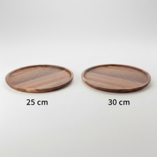2li Akasya Yuvarlak Tabak 25-30 cm