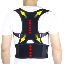 TUMKE Duruş Düzeltici Manyetik Korse Kamburluk Önleyici Bel Sırt Omuz Destekleyici Manyetik Korsesi
