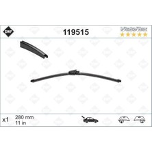 Valeo Storozal Swf Visioflex Flat Blade X1 280 mm Arka Vw Passat 6 Variant 05 - Polo 5 Tdi/ Gti Ltd Editio