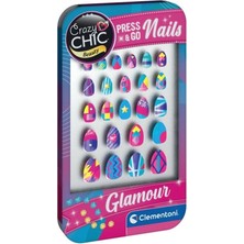 Clementoni 18896 Crazy Chic - Tak ve Git Tırnaklar - Rengarenk