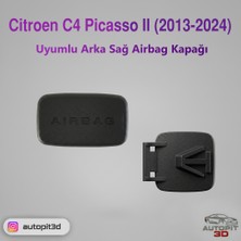 AutoPit 3D Citroen C4 Picasso 2 (2013-2024) Uyumlu Arka Sağ Airbag Kapağı