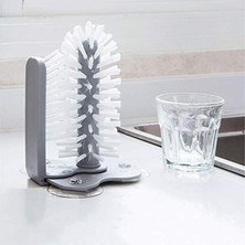 By Nevser® Pratik Kolay Fonksiyonel Vantuzlu Elde Bulaşık Yıkama Fırçası