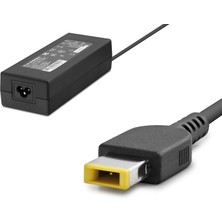 Marsilyan 20V 6.75A 135W Laptop Adaptörü - USB Tip Sarı Kare Uç - Ibm Uyumlu - Siyah HD8862