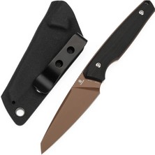 Tenable Parr | Siyah G10 Sap | Gül Altın Kaplamalı 14C28N Çelik Bıçak | G011B2