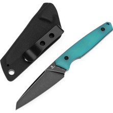 Tenable Parr | Tiffany Mavisi G10 Sap | Siyah Kaplama 14C28N Çelik Bıçak | G011B3