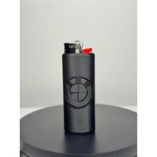 Nomika Design Bmw Logo Çakmak | Koleksiyonluk Kabartma Yuvarlak Amblemli Bavyera Tasarımı | Siyah | Çakmak Dahil