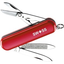 Swiss Swıss A03 Fonksiyonlu Orijinal Isviçre Çakısı Paslanmaz Çelik Kamp Outdoor Günlük Kullanım