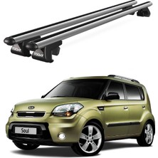 Today Auto Kia Soul (2008-2013) Uyumlu Gri Ara Atkı Port Bagaj Tavan Barı