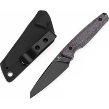 Tenable Parr | Mor Mikarta Sap | Siyahlaştırılmış 14C28N Çelik Bıçak | G011B1