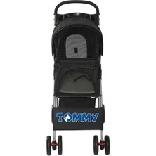 Storozal Tommy Evcil Hayvan Arabası Siyah 80.5*45.5*101 Max 15KG