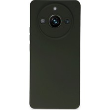Najmaddin Realme 11 Pro Kılıf Nano Içi Kadife Silikon - Koyu Yeşil