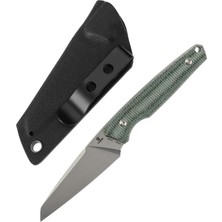 Tenable Parr | Yeşil Mikarta Sap | Taşlanmış 14C28N Çelik Bıçak | G011B5