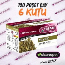 Tisan Mate Çayı | 6 Kutu | 120 Poşet Çay