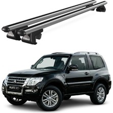 Today Auto Mitsubishi Pajero 3D (2011-2021) Uyumlu Gri Ara Atkı Port Bagaj Tavan Barı