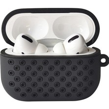 Najmaddin Airpods Pro 2 (2.nesil) Spor Delikli Kılıf - Siyah-Siyah