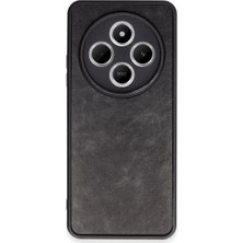 Najmaddin Xiaomi Redmi 14C Kılıf Aras Deri Kapak - Siyah