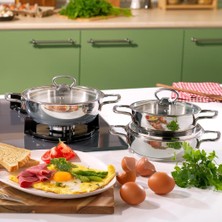 Schafer Cookhaus Çelik Sahan Seti 6 Parça