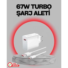 MiraLive 67 Watt Turbo Destekli Şarj Cihazı Honor 50 70 90 Uyumlu