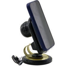 MiraLive Mobıle Phone 2ın1 Bt Speaker Hoparlör = 5W Şarjlı - Masa Üstü Telefon Tutacak = 360° Dönen Stand - Oynar Metal Ayak (4887)