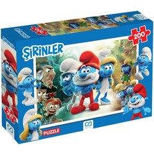 Mavi Su Dünyası Şirinler Puzzle 200 Parça