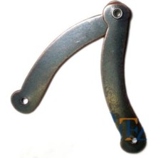 MiraLive Sandık, Kutu Makası 8,5 cm - Küçük, Eskitme, 100 Adet