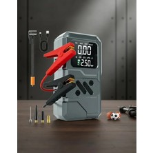 MiraLive Taşınabilir Araç Akü Takviye ve Hava Kompresörü Powerbank Özellikli