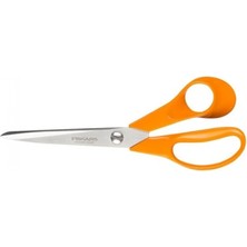 MiraLive Fiskars 9863 M206 Kumaş Deri ve Karton Makası No: 9,5 Inç / 24 cm - Paslanmaz Çelik