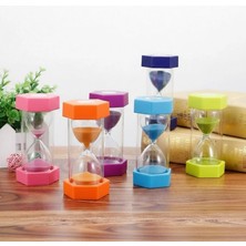 MiraLive Renkli Cam Kum Saati – Dekoratif Masaüstü Zaman Ölçer, Estetik Ofis ve Ev Aksesuarı (4887)