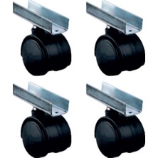 MiraLive Küçük Plastik Uzun Sunta - 40 mm - 18MM HKS104 - 4 Adet