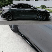 Red Lion Parts Tesla Model Y Juniper (2025+) Uyumlu Yan Maşpiyer Seti - 4 Farklı Renk Seçeneği (Parlak/mat Siyah & Karbon Fiber)