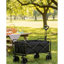 MiraLive Katlanabilir Eşya Taşıma Arabası Kamp Plaj ve Bahçe Kullanımına Uygun